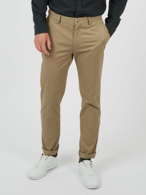 Grey Ben Sherman Signature Skinny Stretch Chino Pants | 7319-IWMZG