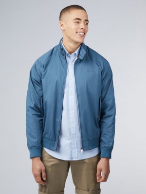 Turquoise Ben Sherman Signature Harrington Jackets | 6972-OXUPV