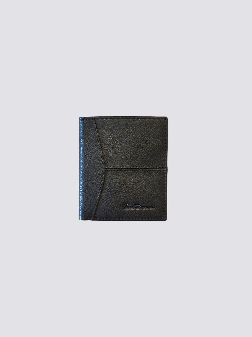 Black Ben Sherman Coles Leather Micro Wallets | 7960-SBZYV