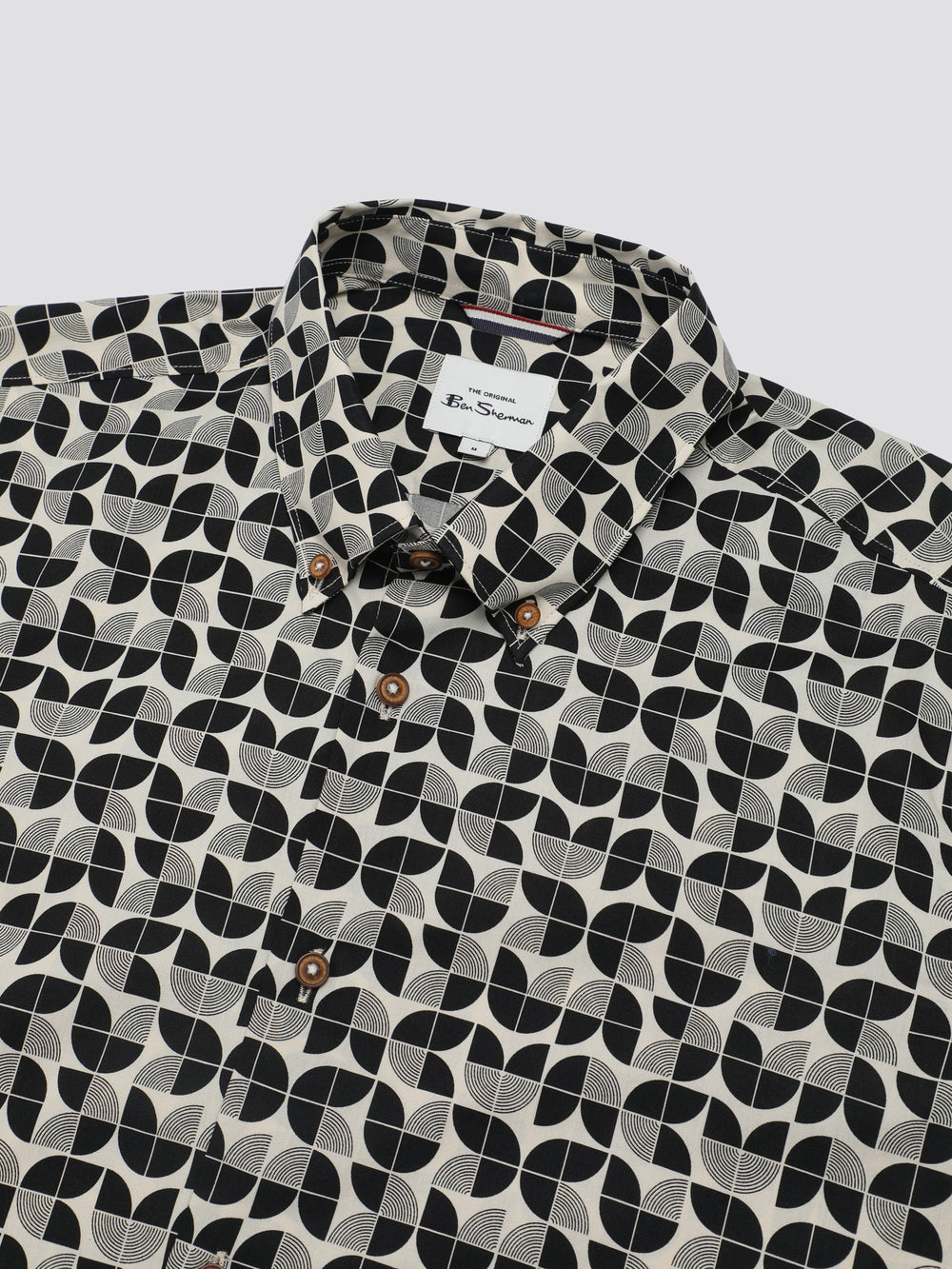 Black Ben Sherman Linear Shirts | 8540-SZNQR