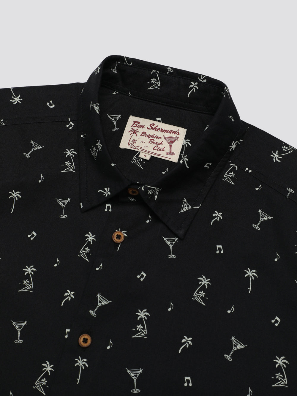 Black Ben Sherman Scattered Shirts | 7903-EHWPT