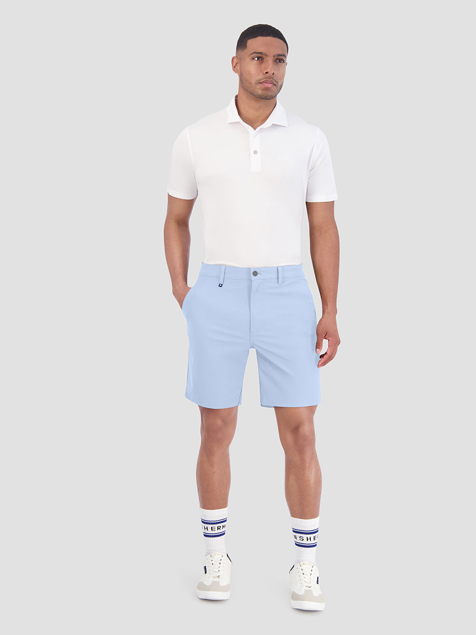 Blue Ben Sherman 4Way Stretch Tech Shorts | 9014-BSEQD