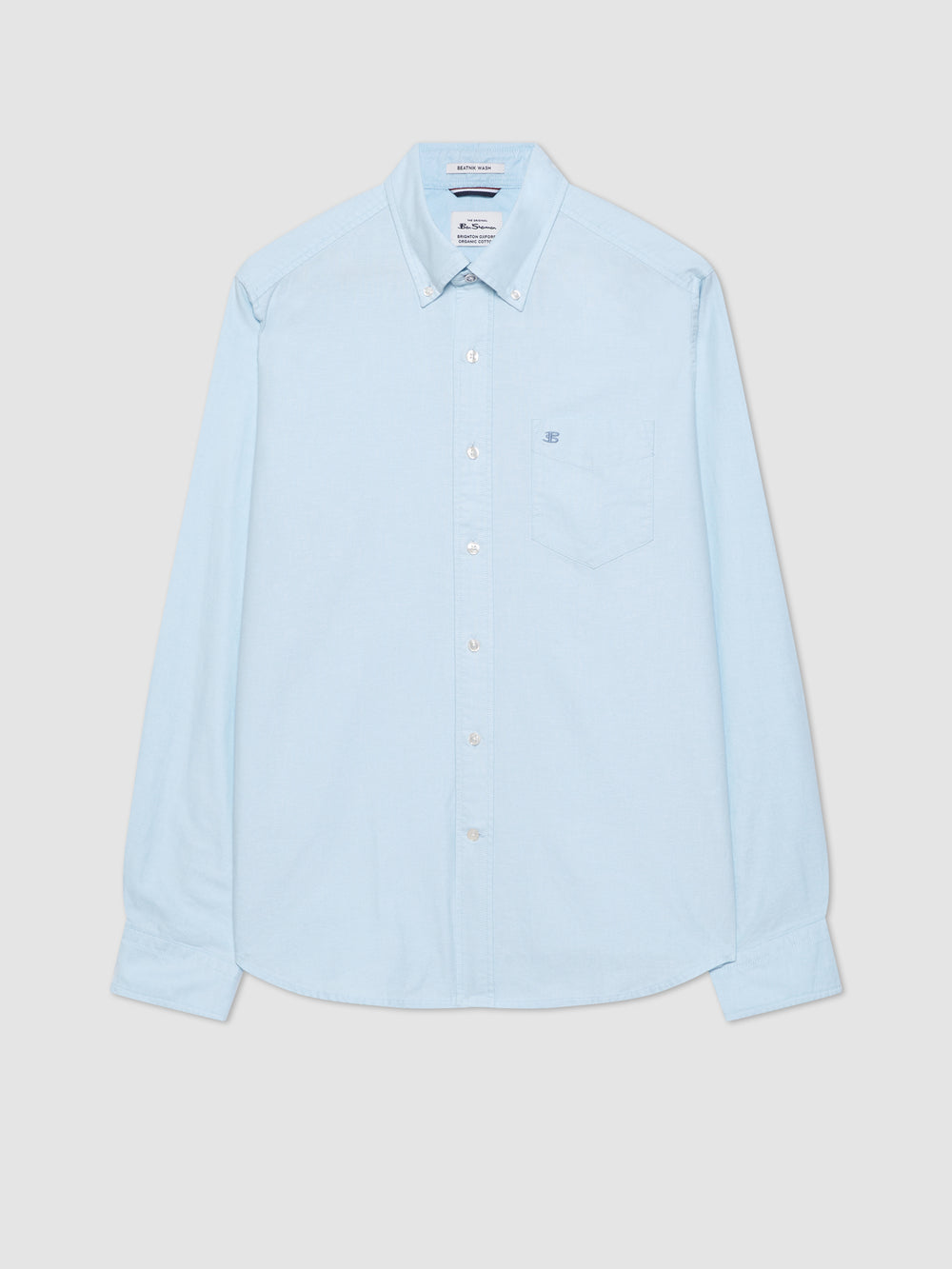 Blue Ben Sherman Brighton Oxford Organic Shirts | 0823-AIWLG