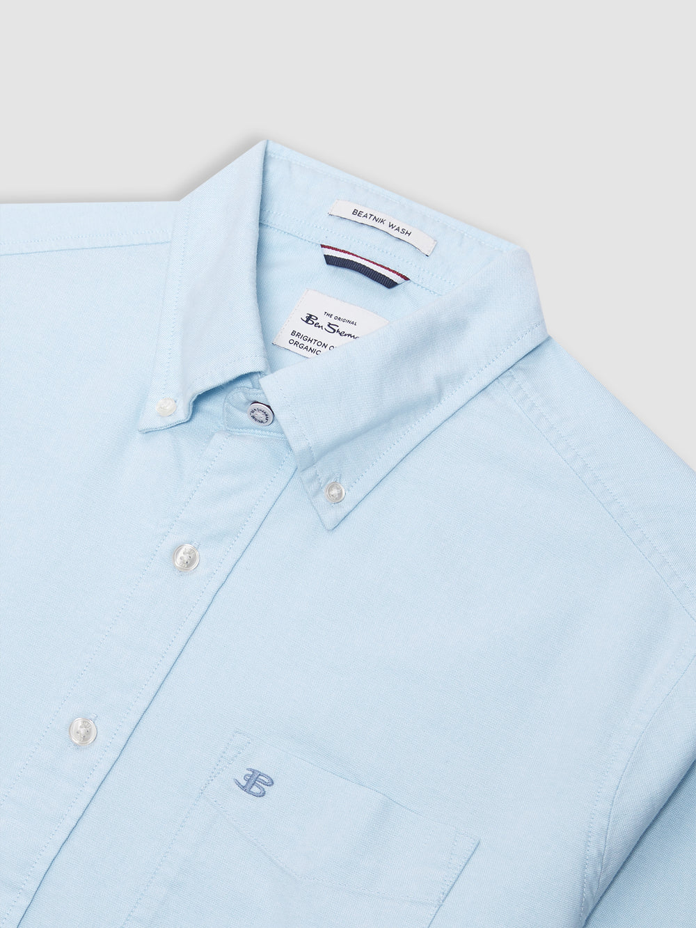 Blue Ben Sherman Brighton Oxford Organic Shirts | 0823-AIWLG