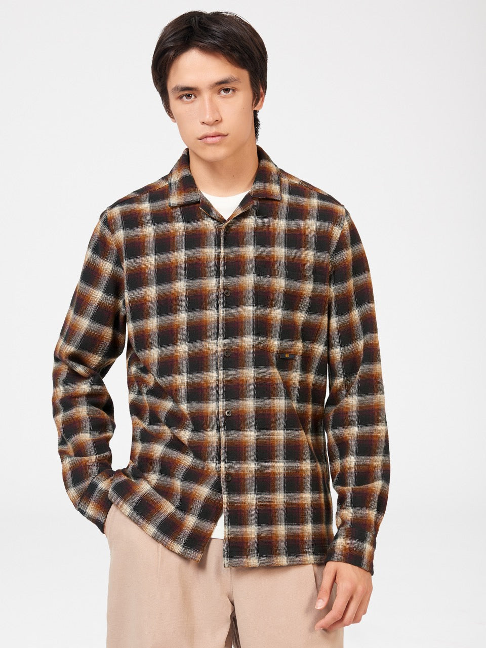 Brown Ben Sherman B by Ben Sherman Ombre Check Shirts | 1605-VAJSD