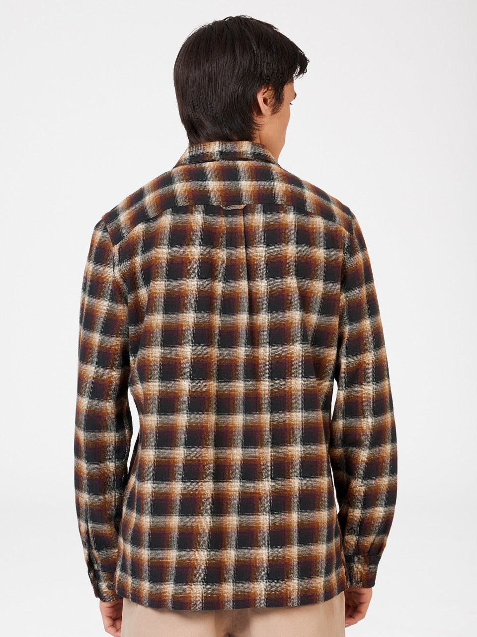 Brown Ben Sherman B by Ben Sherman Ombre Check Shirts | 1605-VAJSD