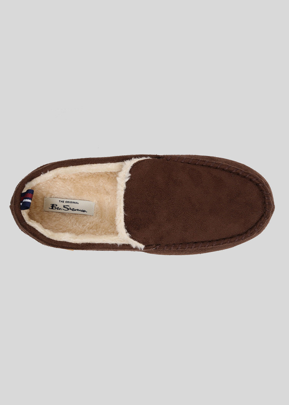 Brown Ben Sherman Casa Cartegena Moccasin Slipper | 3817-JXIUQ