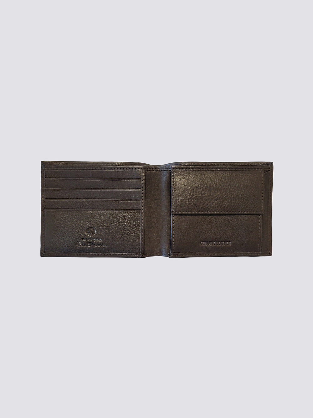 Brown Ben Sherman Cooke Bill Fold Leather Wallets | 2573-DVFIO