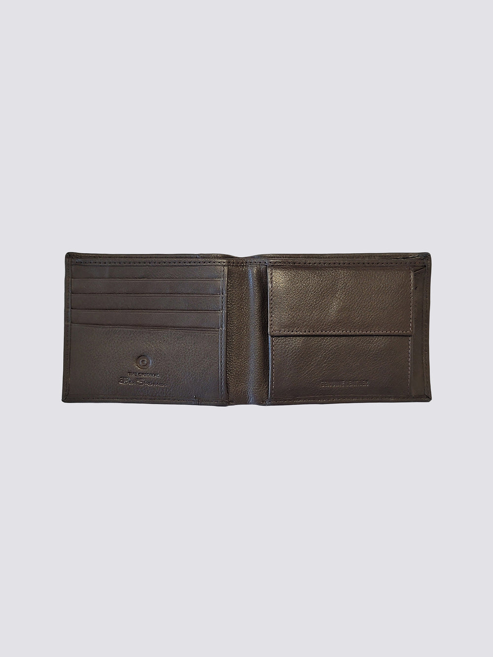 Brown Ben Sherman Irvine Bill Fold Leather Wallets | 8465-COWXN