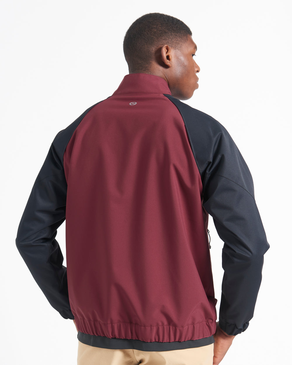 Burgundy Ben Sherman Waterproof Harrington Jackets | 3064-KSZRC