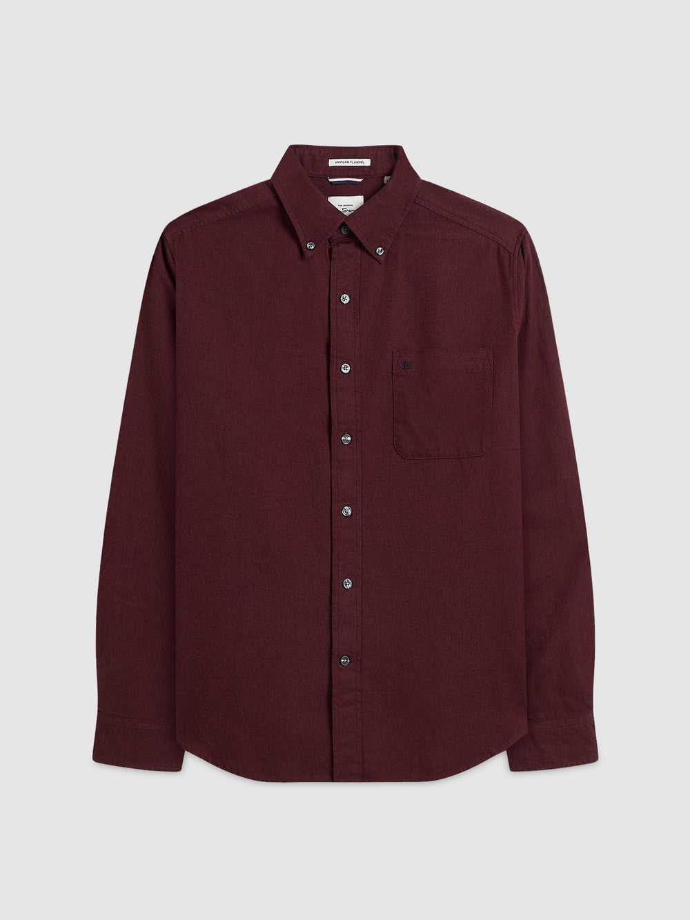 Burgundy / Navy / Beige Ben Sherman Uniform Flannel Shirts | 0236-TAFDE