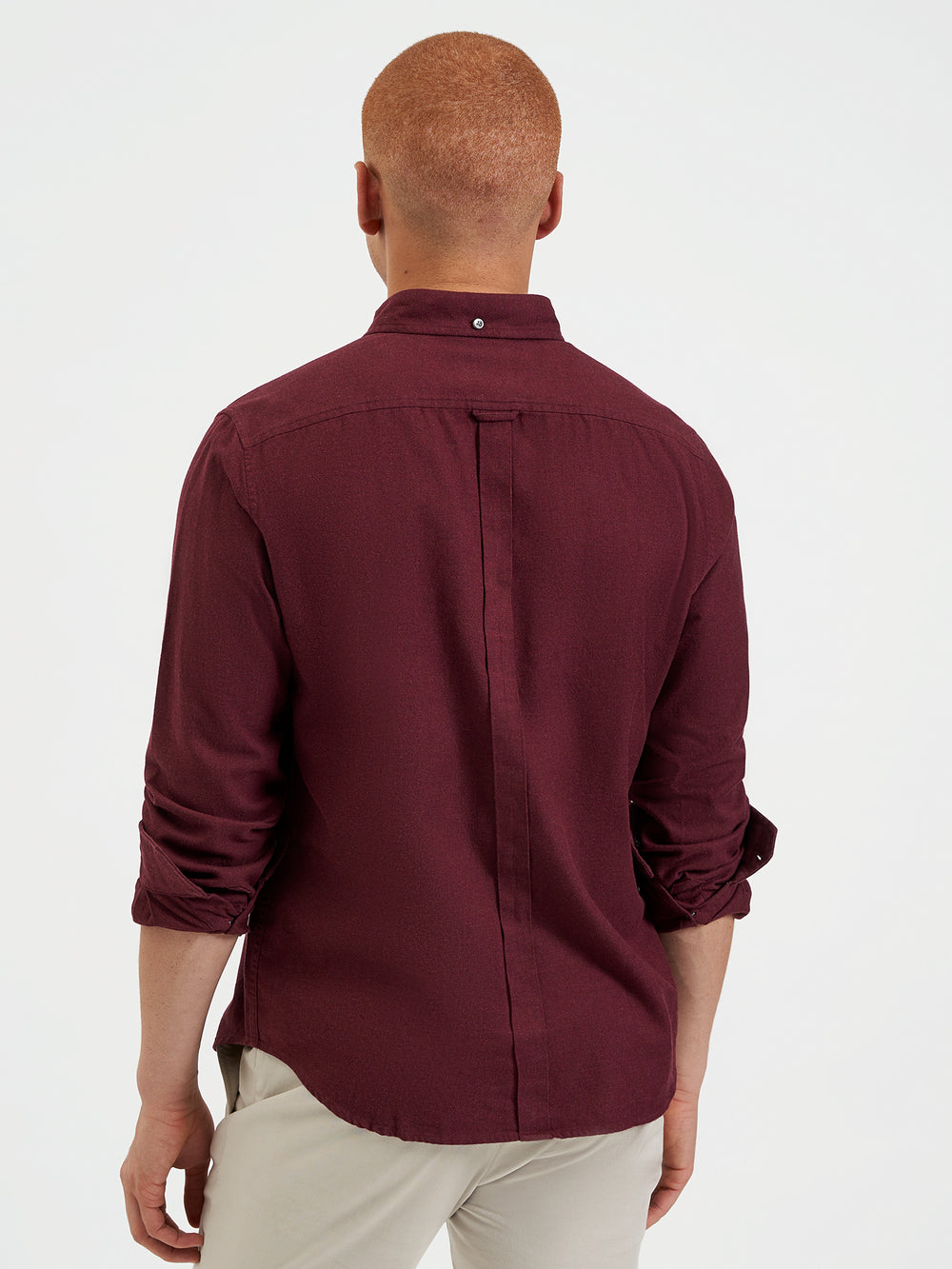 Burgundy / Navy / Beige Ben Sherman Uniform Flannel Shirts | 0236-TAFDE