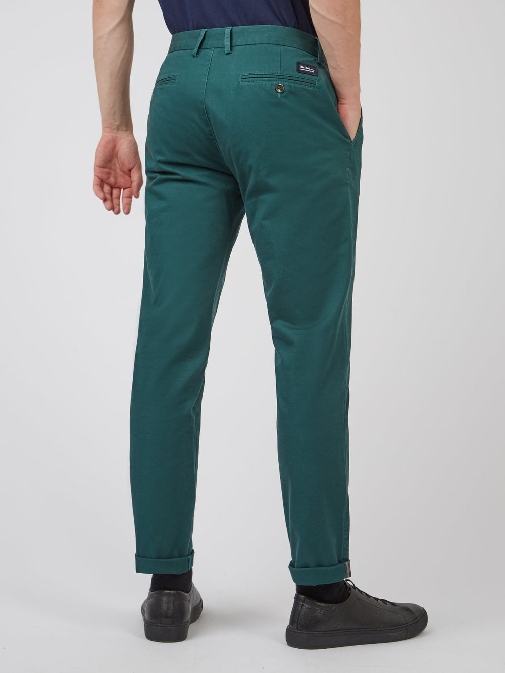 Green Ben Sherman Signature Slim Stretch Chino Pants | 5371-NYRJB