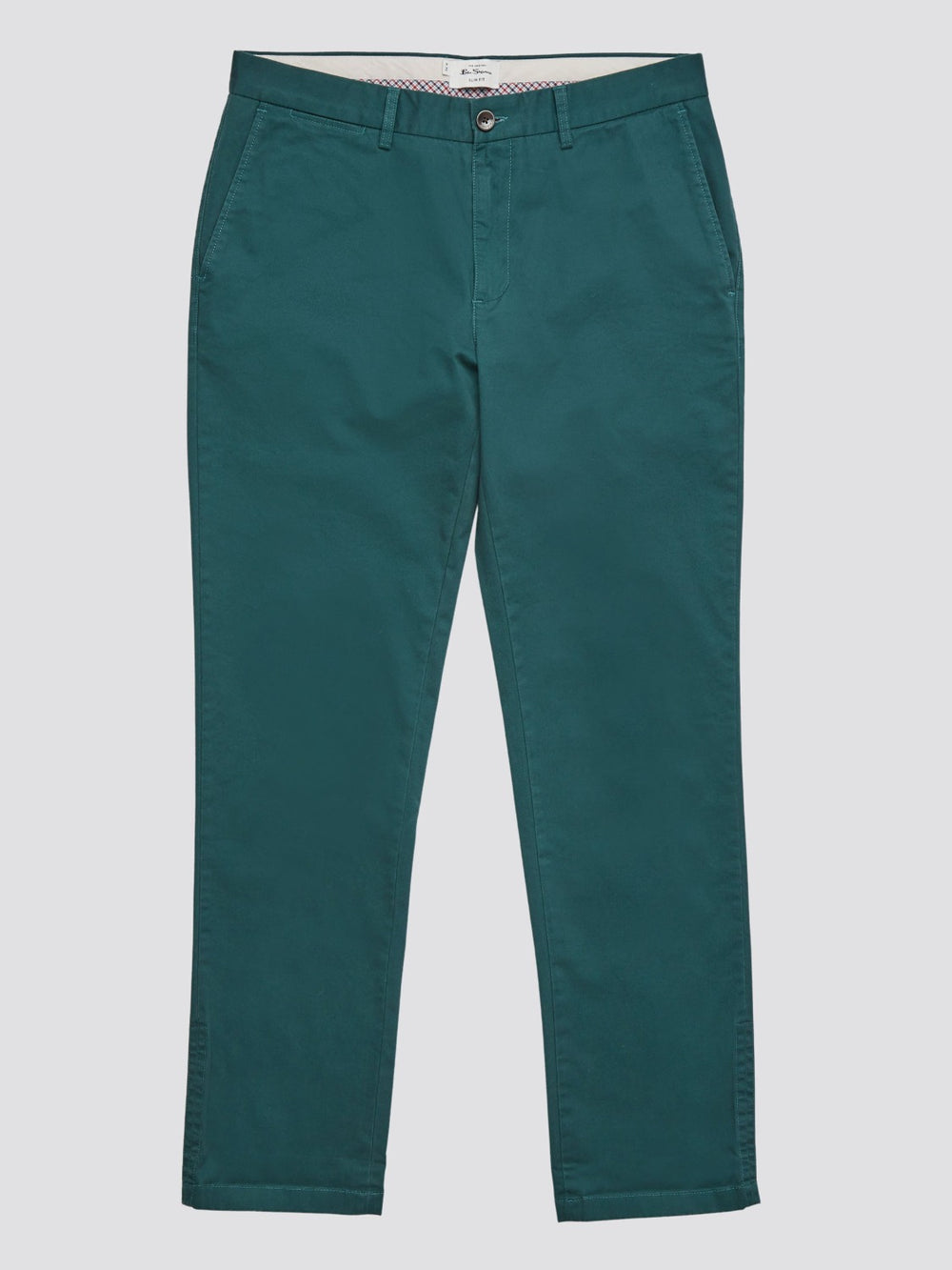 Green Ben Sherman Signature Slim Stretch Chino Pants | 5371-NYRJB