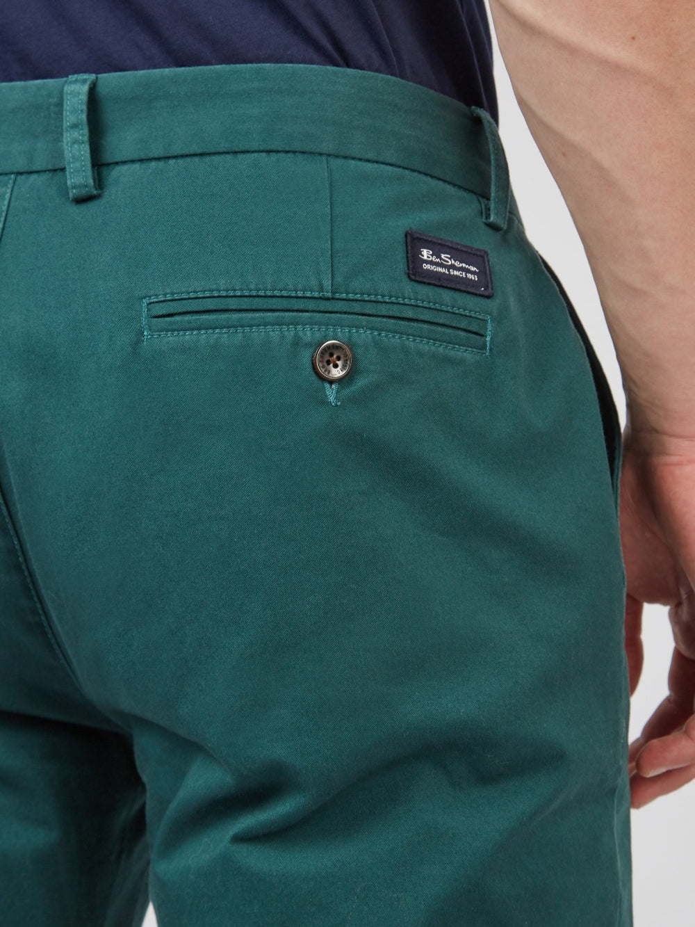 Green Ben Sherman Signature Slim Stretch Chino Pants | 5371-NYRJB