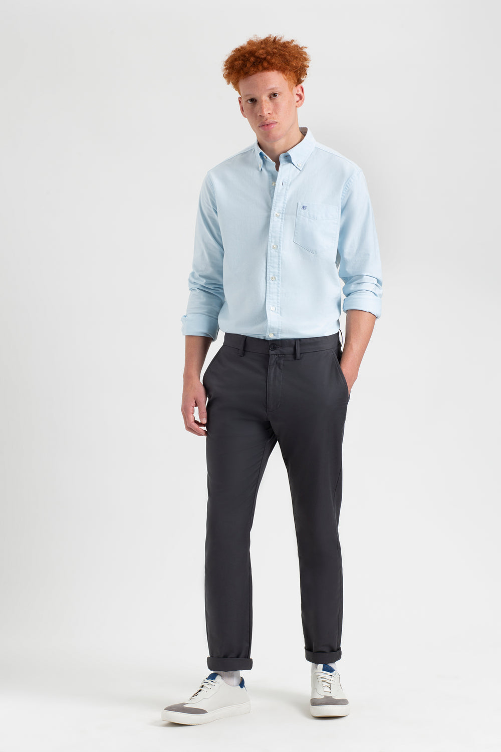 Grey Ben Sherman Everyday Slim Fit Chino Pants | 2503-MYCQE