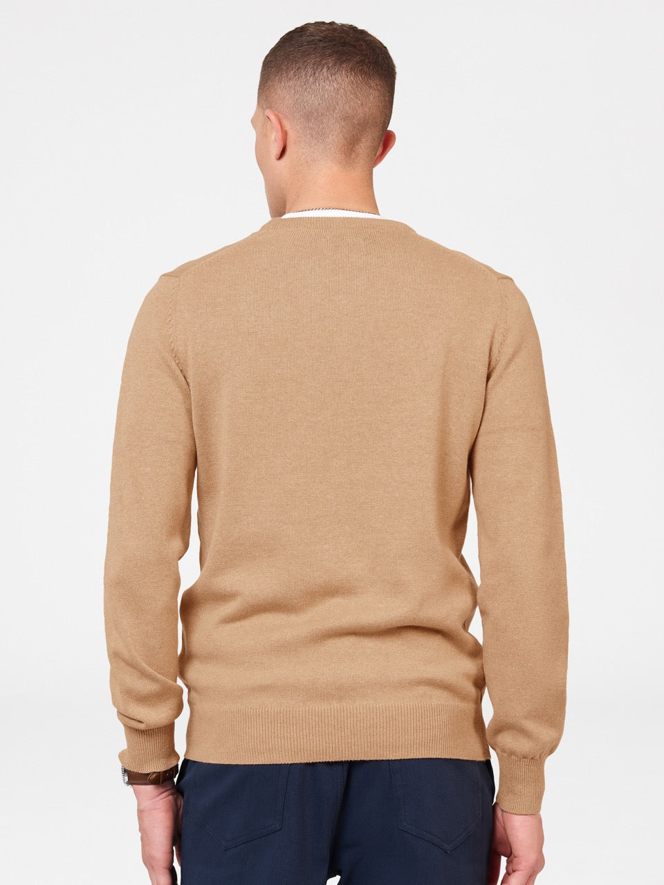 Grey Ben Sherman Signature Crewneck Knitwear | 9845-RDYIW