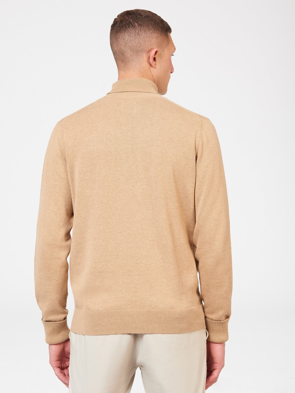 Grey Ben Sherman Signature Roll Neck Knitwear | 2965-UPJLF