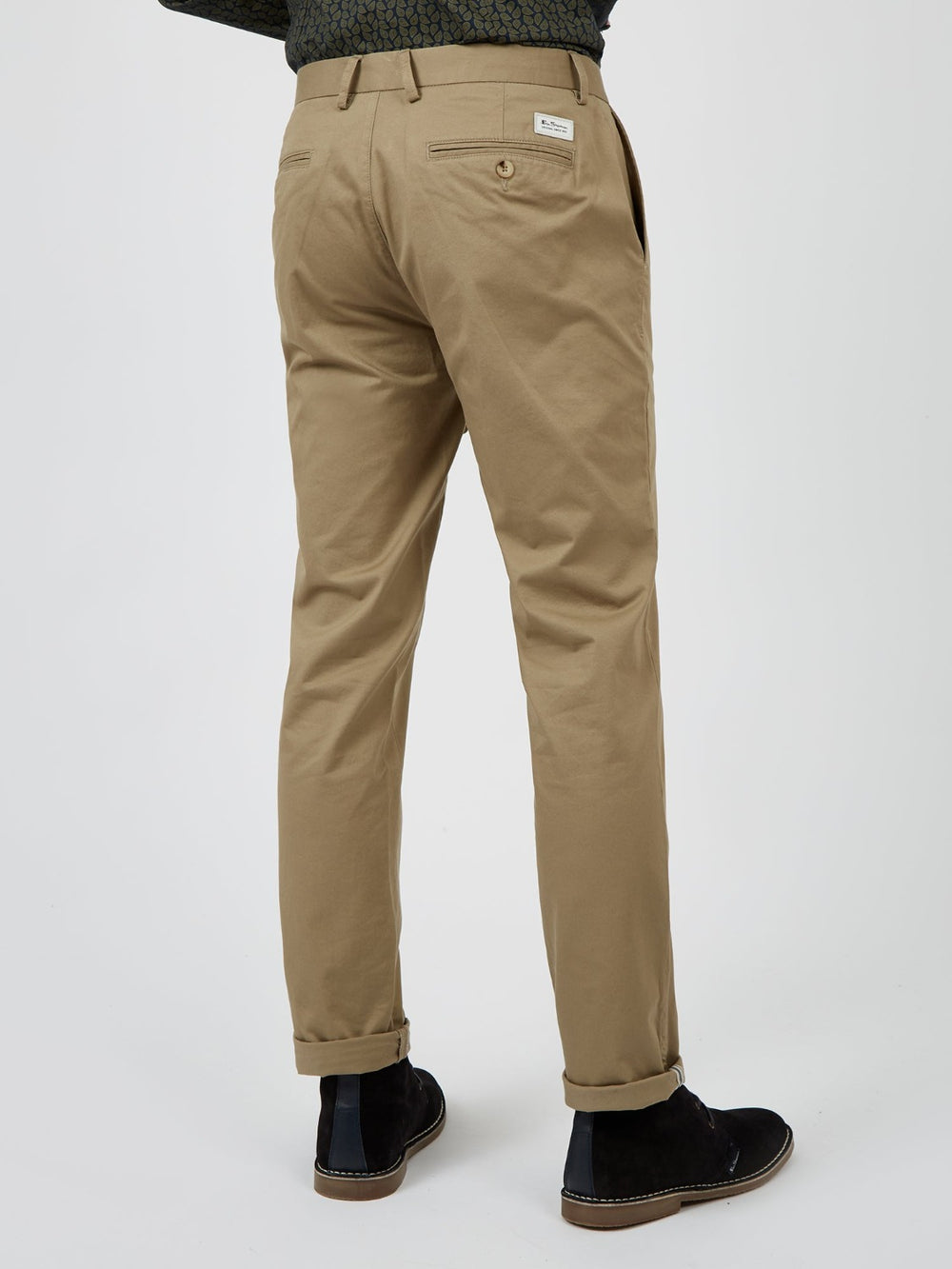 Grey Ben Sherman Signature Slim Stretch Chino Pants | 7128-TXWAK