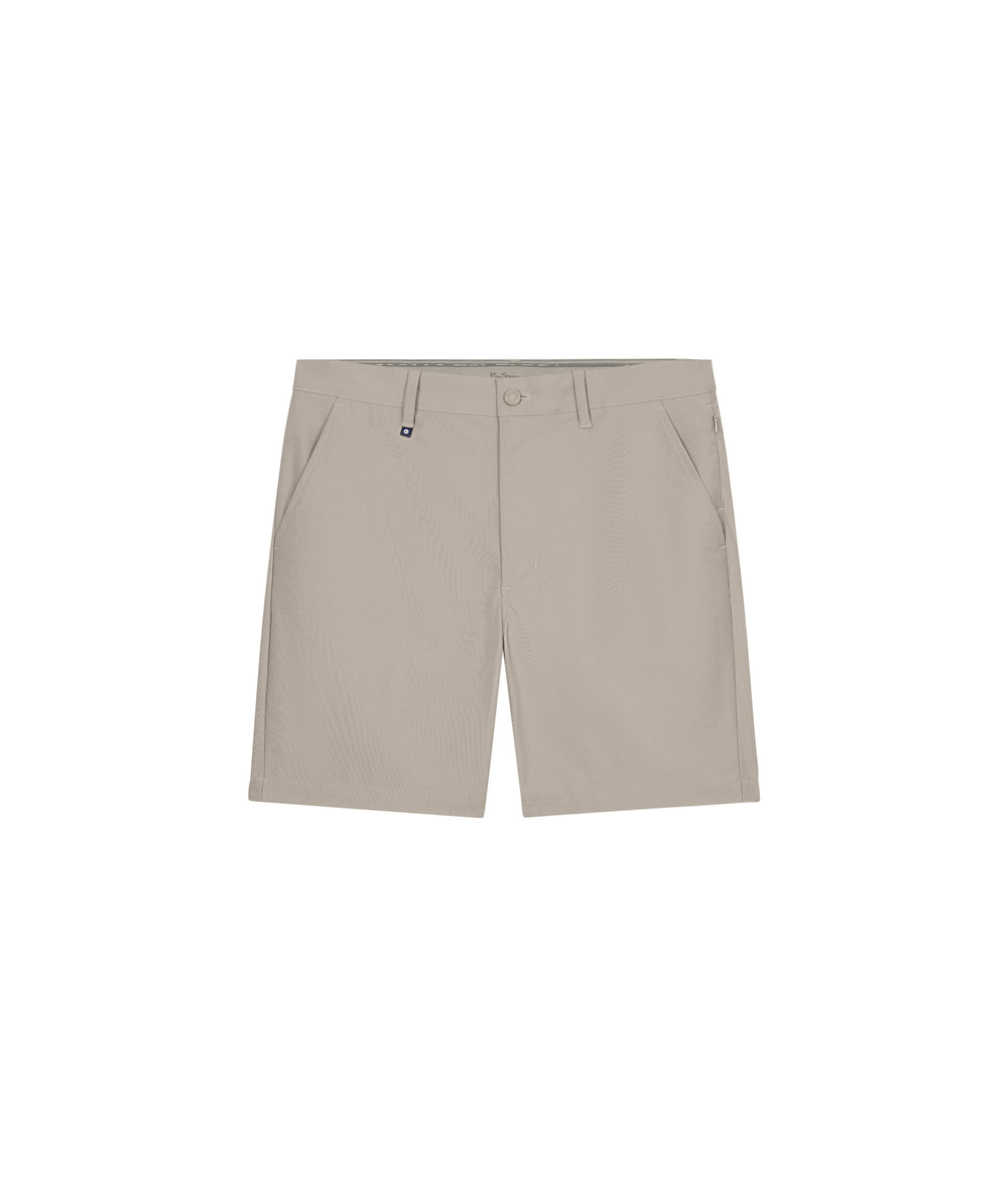 Khaki Ben Sherman 4Way Stretch Tech Shorts | 9437-XUWHQ