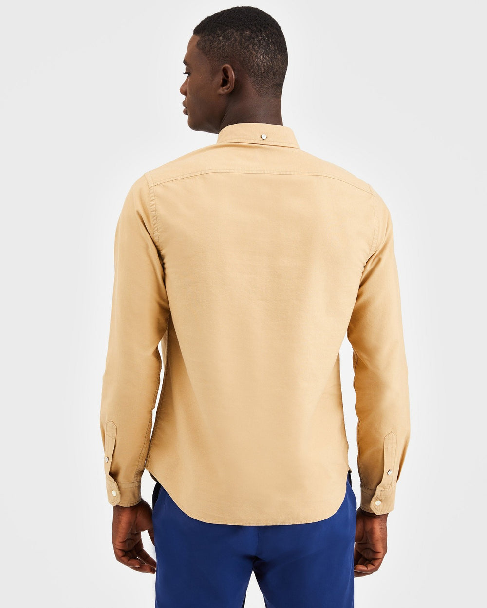 Khaki Ben Sherman Beatnik Oxford Garment Dye Shirts | 8930-IJOVF