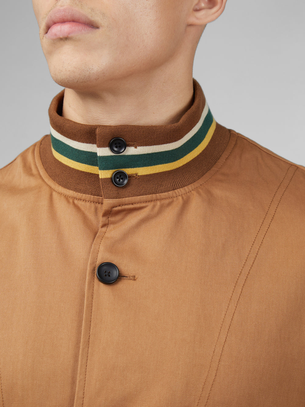 Light Brown Ben Sherman Signature Heritage Bomber Jackets | 0687-GIJRW