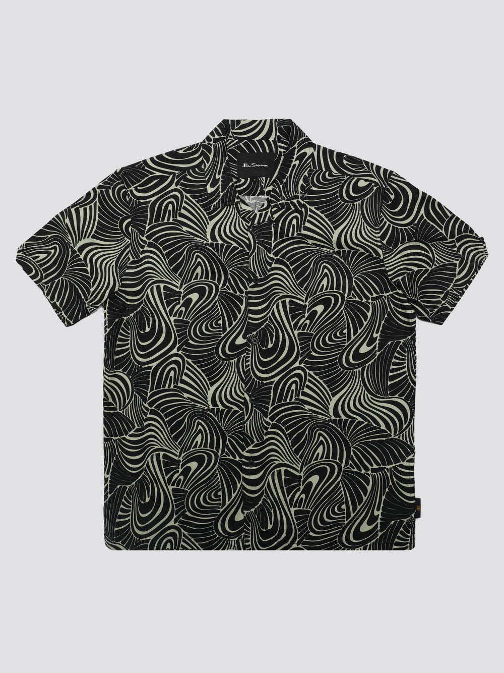 Mint Ben Sherman B by Ben Sherman Psychedelic Swirl Print Shirts | 2904-FPJUA