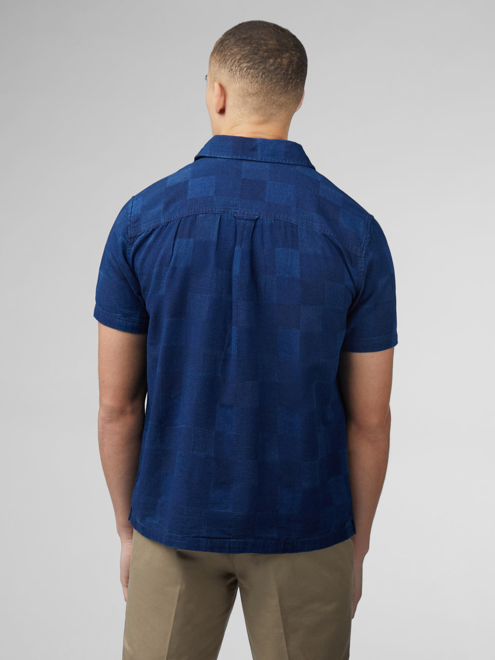 Navy Ben Sherman B by Ben Sherman Indigo Check Shirts | 2814-HPJUL