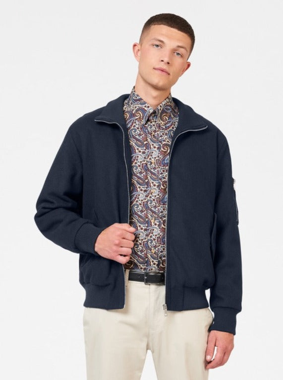 Navy Ben Sherman B by Ben Sherman Utility Jackets | 8057-QWUBL