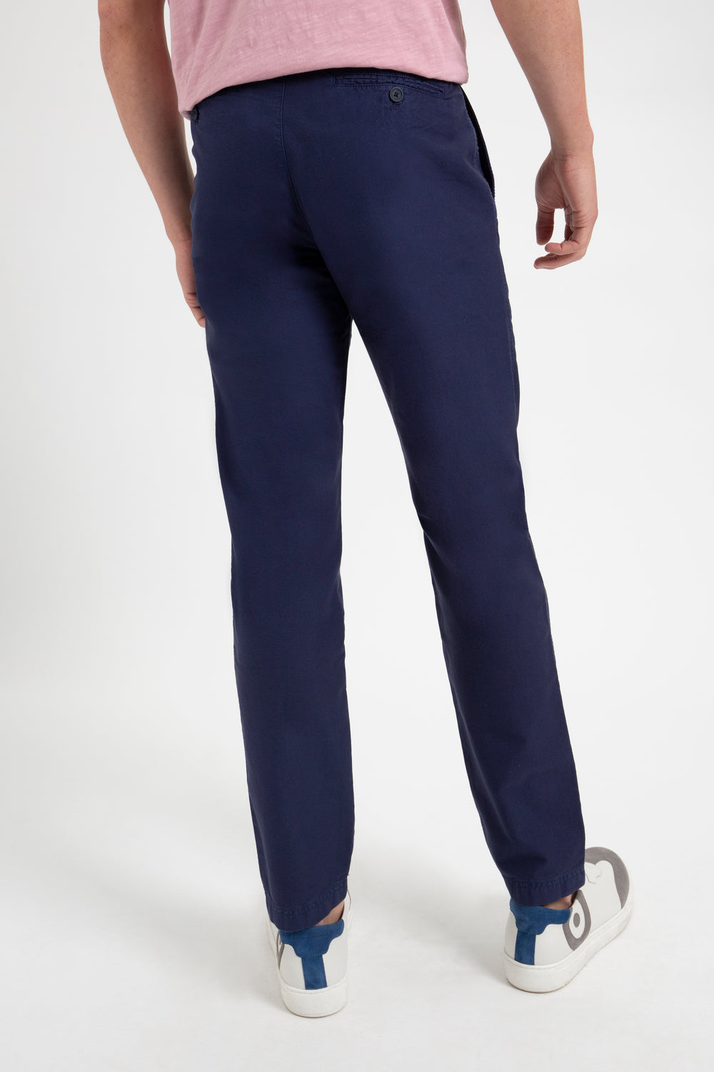 Navy Ben Sherman Beatnik Oxford Slim Taper Garment Dye Chino Pants | 1896-BCHLU