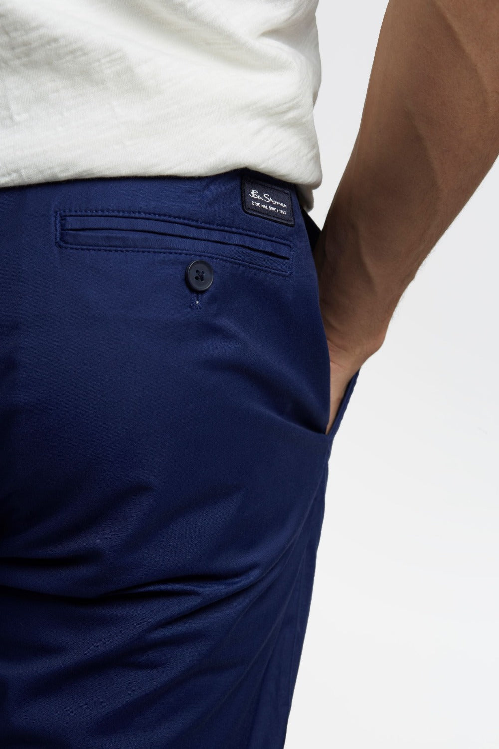 Navy Ben Sherman Everyday Slim Fit Chino Pants | 7285-OAWPV