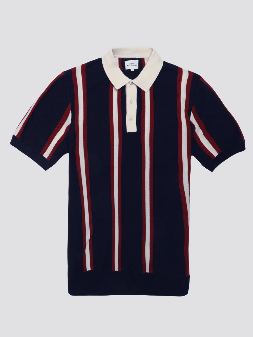 Navy Ben Sherman Signature Mod Rugby Knitwear | 7953-EVSTX