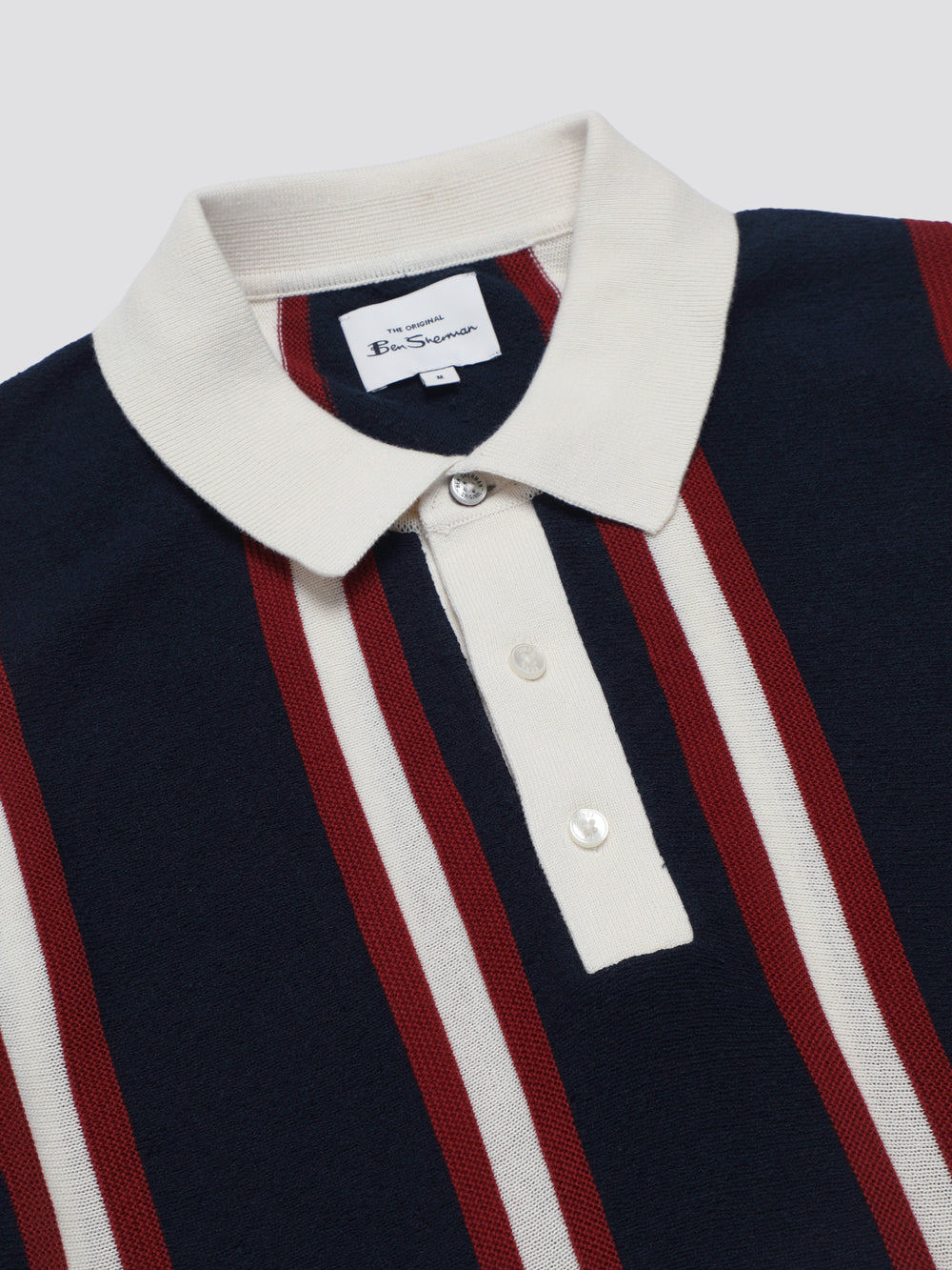 Navy Ben Sherman Signature Mod Rugby Knitwear | 7953-EVSTX