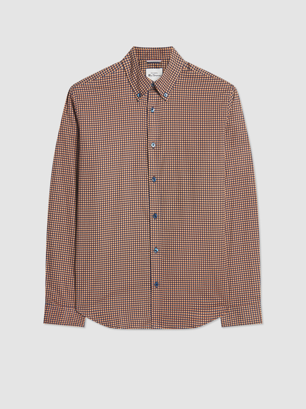 Orange Ben Sherman Signature Chevron Shirts | 3560-JZYIL