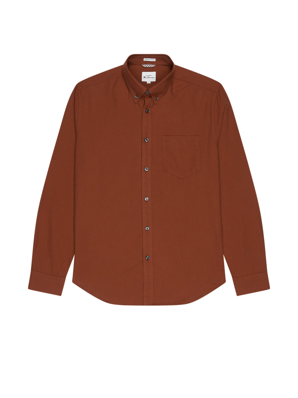 Orange Ben Sherman Signature Long-Sleeve Oxford Shirts | 1489-XUIVS