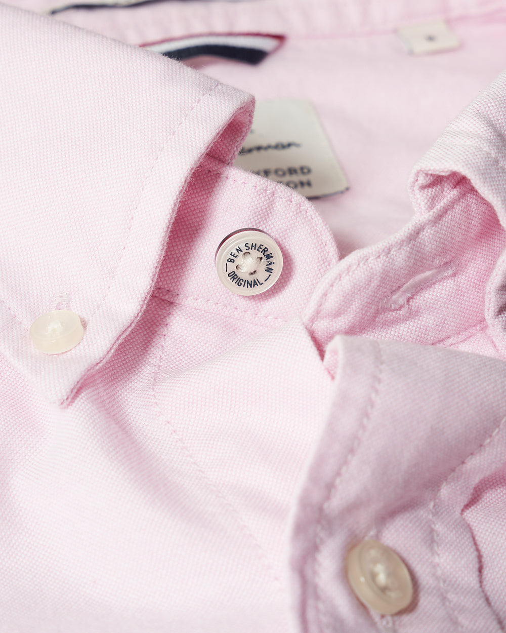 Pink Ben Sherman Brighton Oxford Organic Shirts | 6837-OCHPJ