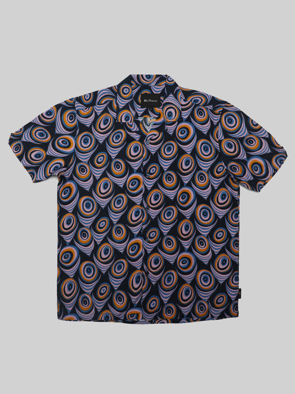 Purple Ben Sherman B by Ben Sherman Psychedelic Print Shirts | 1209-BAUCP