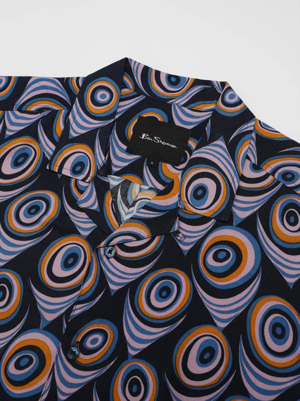 Purple Ben Sherman B by Ben Sherman Psychedelic Print Shirts | 1209-BAUCP