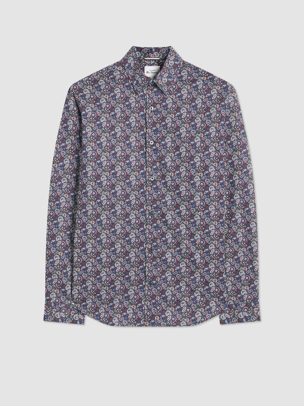 Purple Ben Sherman Winter Floral Shirts | 9407-OERIZ