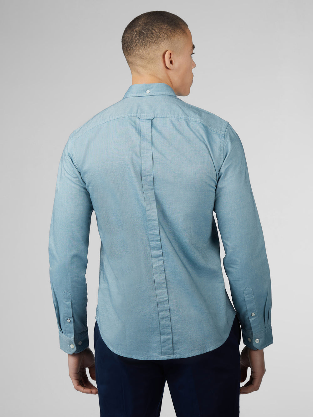 Turquoise Ben Sherman Signature Oxford Shirts | 0485-QWCKL