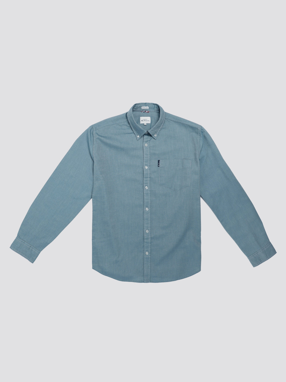 Turquoise Ben Sherman Signature Oxford Shirts | 0485-QWCKL