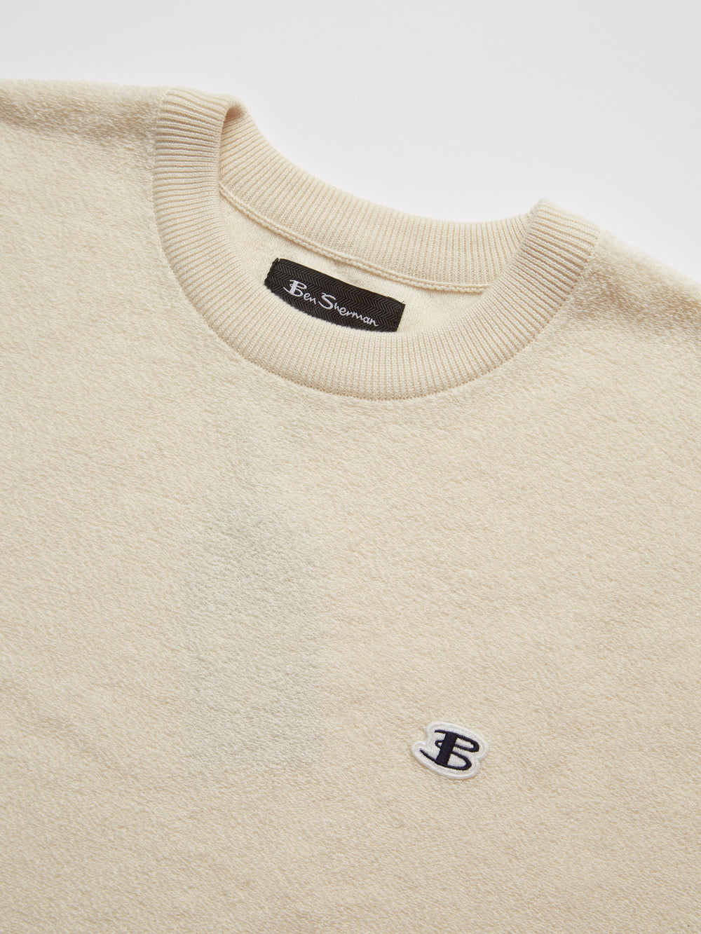 White Ben Sherman B by Ben Sherman Textured Knitwear | 2983-YPFZX