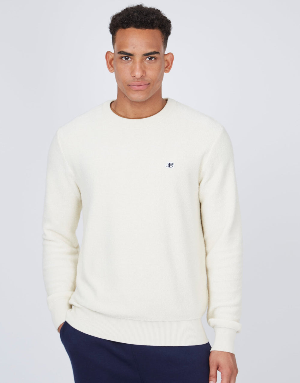 White Ben Sherman B by Ben Sherman Textured Knitwear | 2983-YPFZX