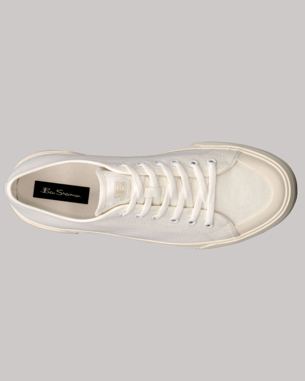 White Ben Sherman Belfast Sneakers | 9435-KRXZI