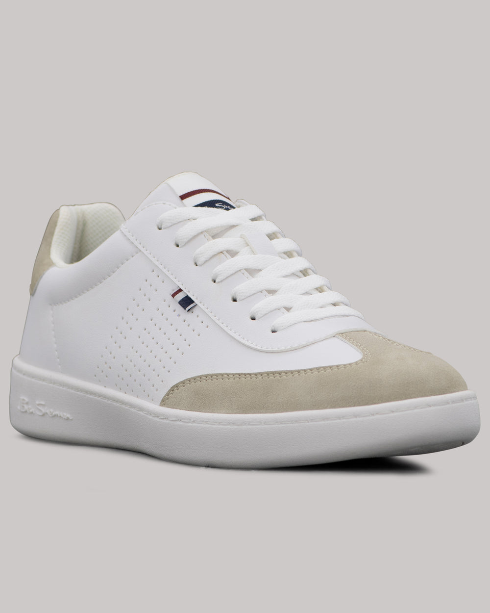 White Ben Sherman Glasgow Sneakers | 9375-MTVCP