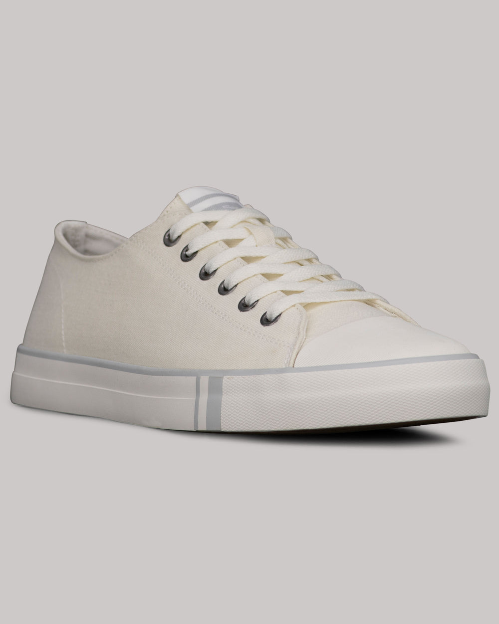 White Ben Sherman Hadley Lo Sneakers | 4952-WVZUC