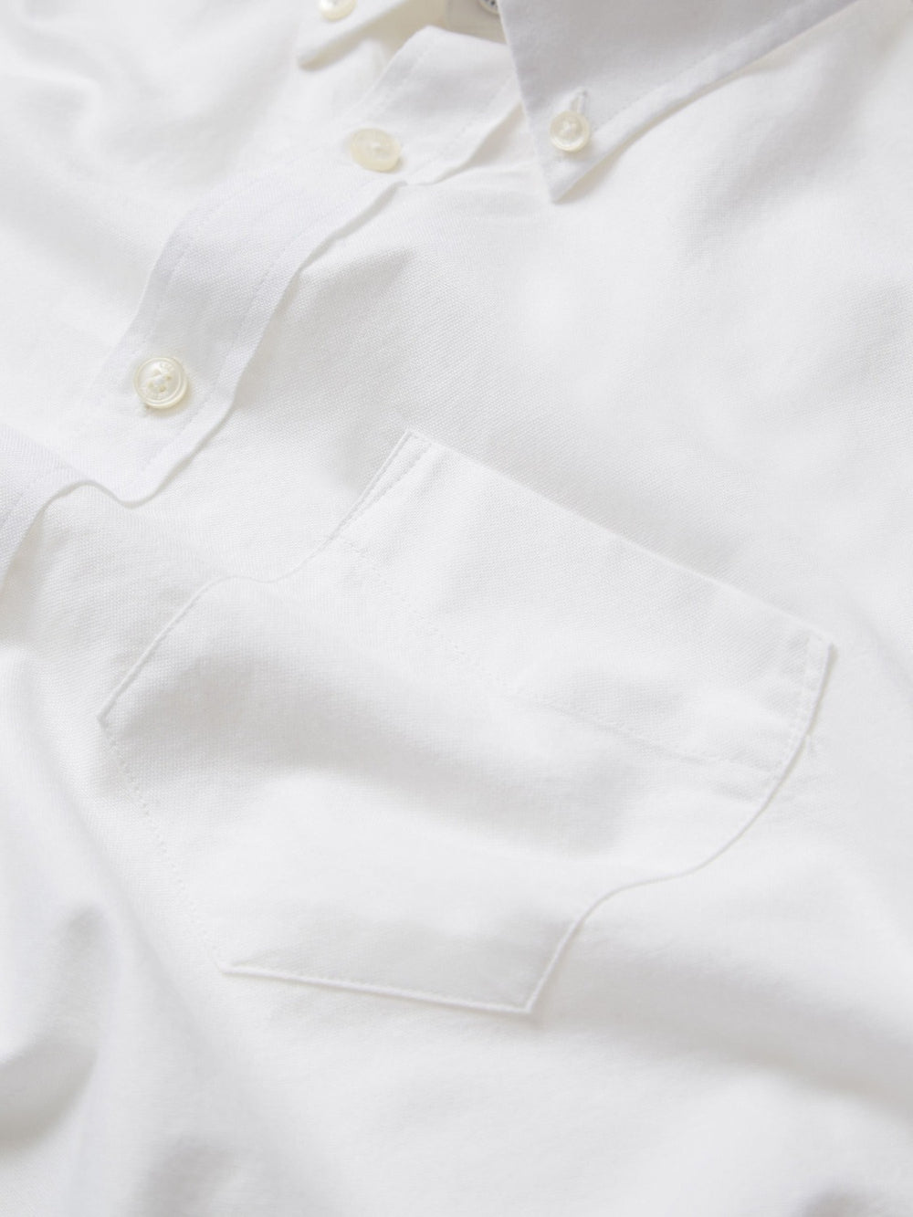 White Ben Sherman Signature Organic Long-Sleeve Oxford Shirts | 5938-DMFJG