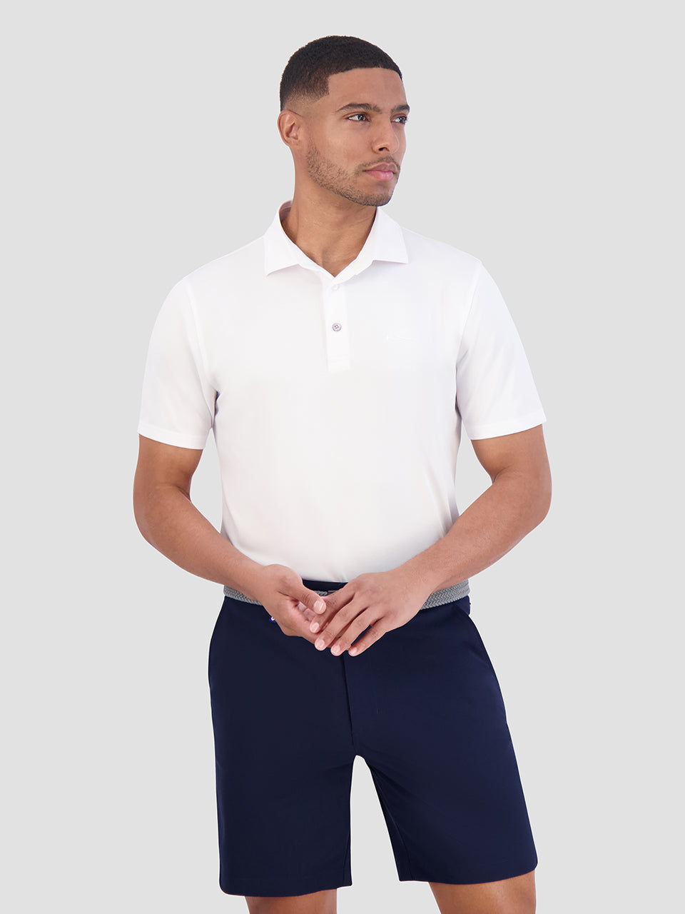 White Ben Sherman Solid Air Pique Sports Fit Polo Shirts | 8473-GVUZK