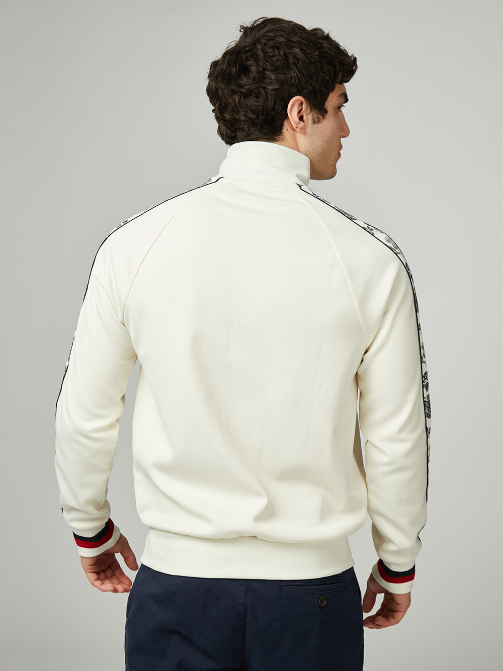 White Ben Sherman Team GB Taped Track Top Jackets | 1348-YHBCU