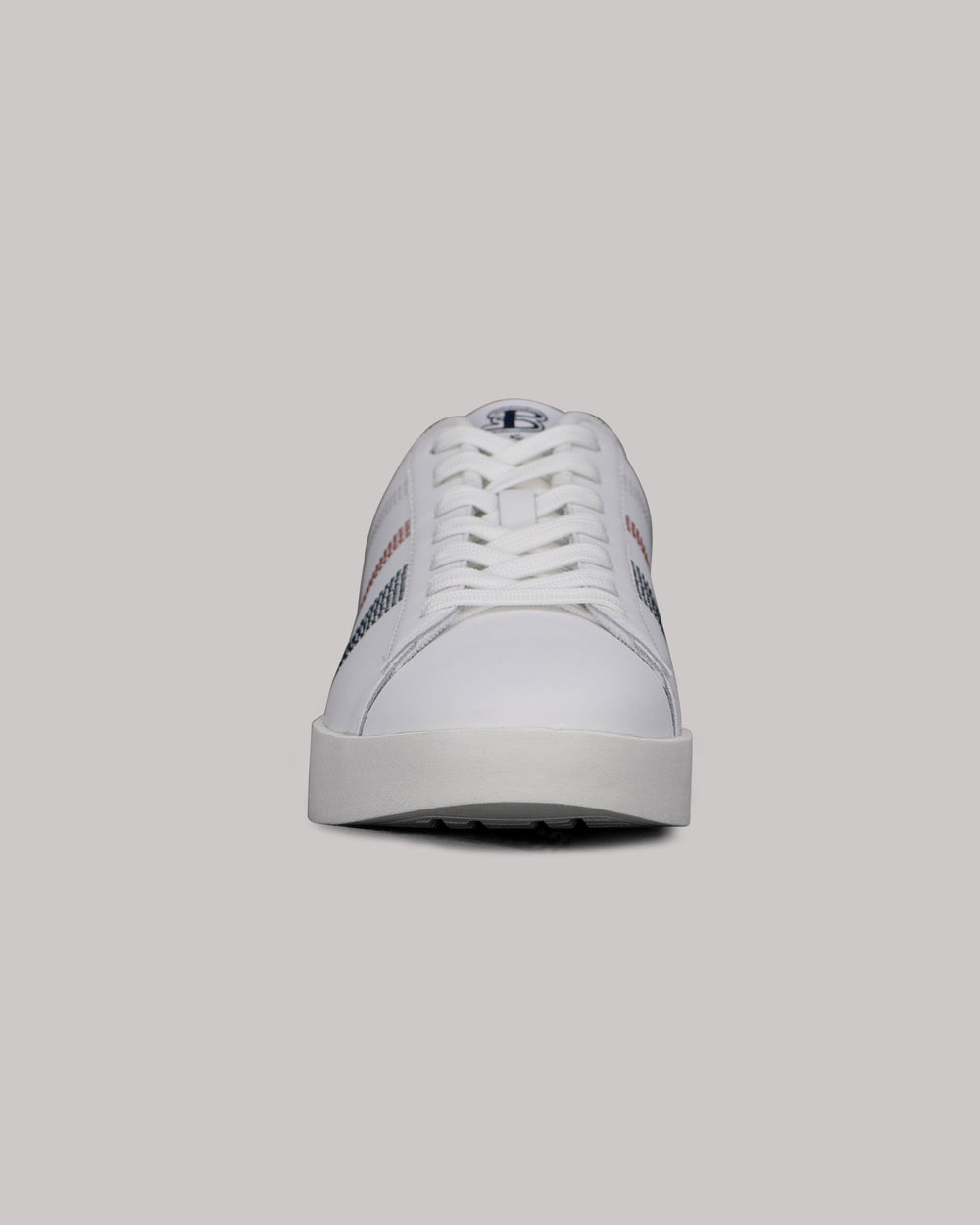 White / Navy / Red Ben Sherman Boxwell Sneakers | 5069-HLBEM